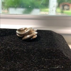 Sterling silver dome ring